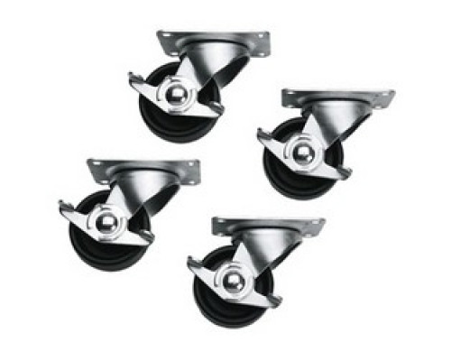 MIDDLE ATLANTIC PRODUCTS  5WL   Casters, Slim 5 Series, Locking