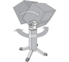 HOFFMAN ENCLOSURES INC  AST44   Swivel-Tilt, Size/Dims: 5.81x4.00x4.00, Material/Finish: Aluminum