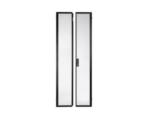 PANDUIT  XG-DRSP645B   Split Hinged Door for use with 600mm Wide, 45RU FlexFusion Cabinet. Door Includes mech key lock. Door can accept 3 Digit Combo Lock, SmartZone G5 Security Handle, HID or HID/Keypad w/Humidity Sensor. Door has 80% Open perf. Black