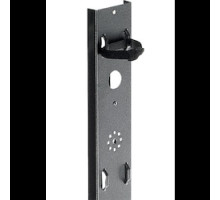 HOFFMAN ENCLOSURES INC  PVCMTD12   Vertical Tie-Down Cable Manager, fits 1200mm ht, Black, Steel