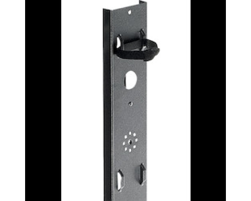 HOFFMAN ENCLOSURES INC  PVCMTD12   Vertical Tie-Down Cable Manager, fits 1200mm ht, Black, Steel
