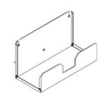 CHATSWORTH PRODUCTS CPI  12332-701  Wall Mount CPU Shelf; 17.82