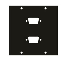 MIDDLE ATLANTIC PRODUCTS  2DB9   UCP Module, Two DB9 Punchouts