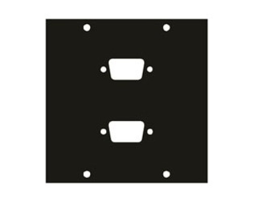 MIDDLE ATLANTIC PRODUCTS  2DB9   UCP Module, Two DB9 Punchouts