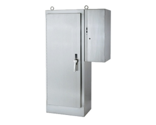 HOFFMAN ENCLOSURES INC  A84XD3EW18SSFTCLP   SS Disconnect 3 Dr, Size/Dims: 84.00x118.00x18.00, Material: Stainless Steel