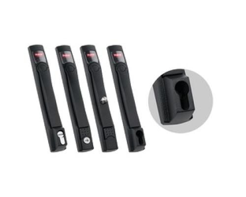 HOFFMAN ENCLOSURES INC  PFHDBL   Handle, Flush/ DIN Profile, Size/Dims: fits Doors, Material/Finish: Cast Zinc