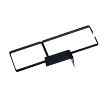 LEVITON  49260-MR3   Cable Management Ring, Vertical, Rack Mount, 250 Front/180 Rear Cable Capacity, 3