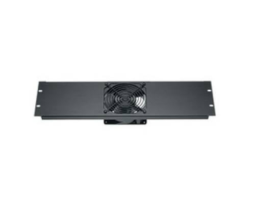 MIDDLE ATLANTIC PRODUCTS  QTFP-1-119   Fan Panel, 50 CFM, Textured, 220V, 3 space panel includes fan and grill