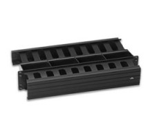 LEVITON  492RU-HFR   Cable Management Duct, Slotted, Horizontal, Rack Mount, 2RU, 3