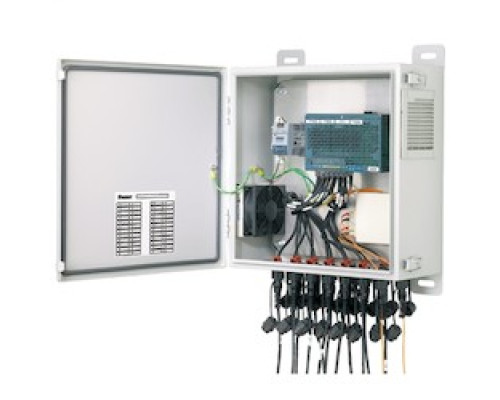 PANDUIT  IAEFK54   Industrial Ethernet fan/filter kit. 24 VDC powered. Includes DIN rail mount thermostat. IP54 rated when fan/filter kit is installed.
