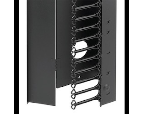 HOFFMAN ENCLOSURES INC  PVF127   ProLine CableTek Vertical Cable Manager, 1200x700mm, Black, Steel