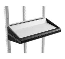 HOFFMAN ENCLOSURES INC  PKBS6   Keyboard Shelf, Size/Dims: fits 600mm PC, Material/Finish: Steel/LtGray
