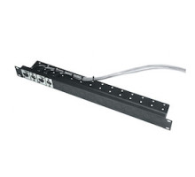 MIDDLE ATLANTIC PRODUCTS  UNI-1-C   Universal Connector Panel, 1 RU, w/Cable Shelf