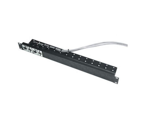 MIDDLE ATLANTIC PRODUCTS  UNI-1-C   Universal Connector Panel, 1 RU, w/Cable Shelf