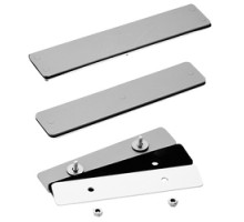 HOFFMAN ENCLOSURES INC  A3456BAP   Adapt Plate, Blank for Cutout, Size/Dims: fits disc cutout, Material/Finish: Steel/Gray
