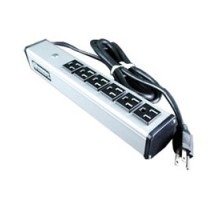 WIREMOLD  UL206BD   Lc, 12in Gray with 6 5-15r recepts