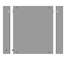 ANDREW  FE-18184   Outdoor Excess Cable Enclosure, 18 In X 18 In X 4 In