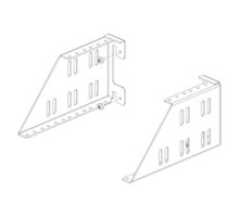 GREAT LAKES DATA RACKS  WLPSB   Stagger Bracket Set, Top of Bracket 2 RMU; Bottom of Bracket, 4 RMU, Use with WLP Wall Mounts