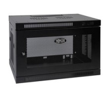 TRIPP LITE  SRW9U  SRW9U  Tripp Lite 9U Low-Profile Wall-Mount Rack Enclosure Cabinet, Removable Side Panels, 20H x 24W x 18D