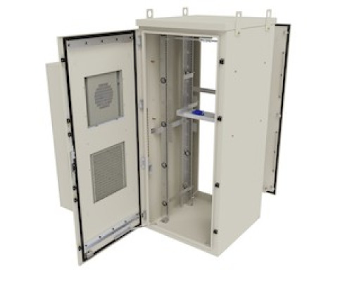 GREAT LAKES DATA RACKS  GLBX03-5G-HX   5G CABINET, 39U, 75X32X32,  NEMA TYPE 3, HEAT EXCHANGER