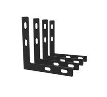 ORTRONICS  CFBSF4   BRACKET, SUPPORT, FLAT    BLK, QTY 4