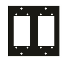 MIDDLE ATLANTIC PRODUCTS  2ELCO90   UCP Module, Two EDAC/ELCO 90 Pin Punchouts