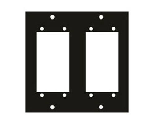 MIDDLE ATLANTIC PRODUCTS  2ELCO90   UCP Module, Two EDAC/ELCO 90 Pin Punchouts
