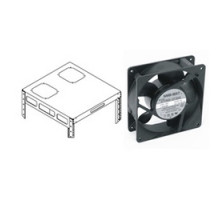 MIDDLE ATLANTIC PRODUCTS  AXS-FAN   Fan, 57 CFM, AXS Series, 120V ball-bearing fan includes hardware and cord