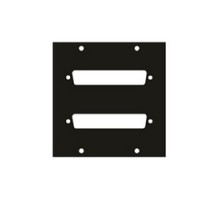 MIDDLE ATLANTIC PRODUCTS  2DB37   UCP Module, Two DB37 Punchouts