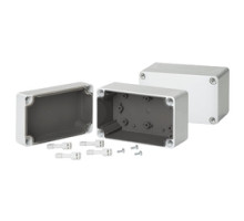 HOFFMAN ENCLOSURES INC  Q1388PCEMC   J Box Type 4X / Screw Cvr, EMC, Size/Dims: 125x75x74mm, Material/Finish: Polycarb