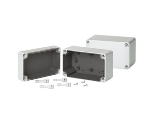 HOFFMAN ENCLOSURES INC  Q1388PCEMC   J Box Type 4X / Screw Cvr, EMC, Size/Dims: 125x75x74mm, Material/Finish: Polycarb