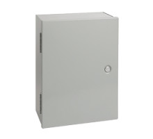 HOFFMAN ENCLOSURES INC  A16N16ALP   Medium Type 1 Enclosure, Size/Dims: 16Hx16Wx6D, Material/Finish: Steel/Gray