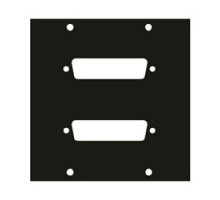 MIDDLE ATLANTIC PRODUCTS  2DB25   UCP Module, Two DB25 Punchouts