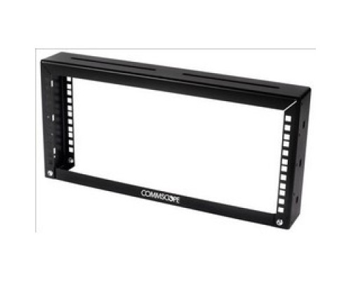 COMMSCOPE ENTERPRISE SOLUTIONS 760169581 OVRHDRACK6U Overhead Patch Panel Rack, 6U, 3 in 76 mm Channel x 9.5 in 239 mm H, 19 in 482.6 mm , 3/8 Sq Punch, Black