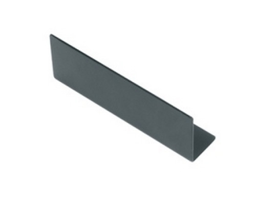 MIDDLE ATLANTIC PRODUCTS  UMSFP1-1/4   1 Space 1/4 Rack Filler Blank Panel, 1 RU, 8.72 Inch Width x 1 Inch Depth x 1.67 Inch Height, Steel, Black Powder Coat