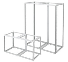 HOFFMAN ENCLOSURES INC  PF22125   Modular Frame, Two Bay, Size/Dims: 2000x1200x500mm, Material/Finish: Steel/LtGray ex2