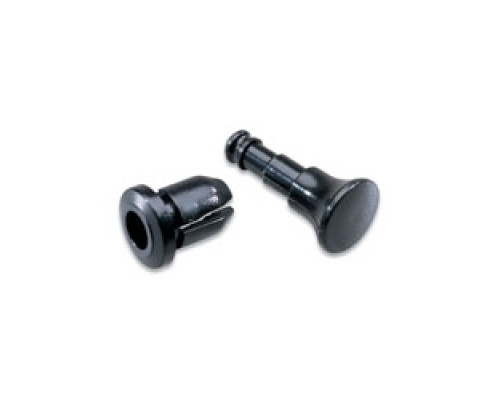 LEVITON  47615-NYL   Structured Media Center Push-Lock Pin, Black