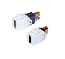 BELDEN  AX105345-AL   KEYCONNECT HDMI COUPLER, ALMOND