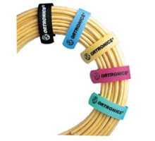 ORTRONICS  70700107-00   D-Ring Cable Management Straps, 12 L, Black, Package of 10