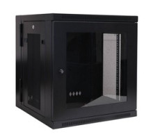 TRIPP LITE  SRW12USG  SRW12USG  Tripp Lite 12U Low-Profile Wall-Mount Rack Enclosure Cabinet with Clear Acrylic Window, Double Hinge, Removable Side Panels, 25H x 24W x 22D