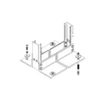 CHATSWORTH PRODUCTS CPI  40604-001  Concrete Floor Installation Kit; Zinc