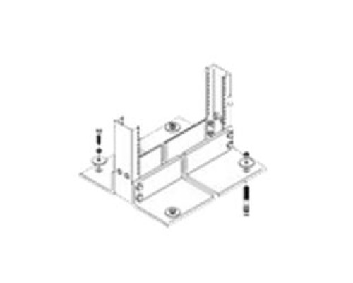 CHATSWORTH PRODUCTS CPI  40604-001  Concrete Floor Installation Kit; Zinc