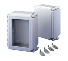 HOFFMAN ENCLOSURES INC  A181610CHQRFGW   Type 4X Encl., Window Cvr/QR, Size/Dims: 18.00x16.00x10.00, Material/Finish: Fiberglass