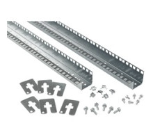 HOFFMAN ENCLOSURES INC PRA197TP  Rack Angles, 23 in.Tapped 2 , Size/Dims: fits 700mm, Material/Finish: Steel/zinc