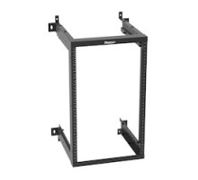PANDUIT  AWMR18   18RU Adjustable Depth Wall Mount Rack With Threaded Rails, Color Black