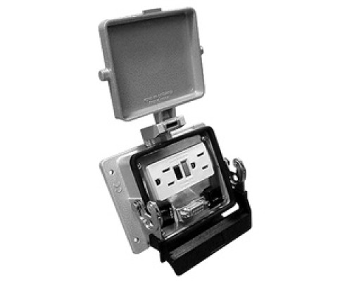 HOFFMAN ENCLOSURES INC  AC4DB9RJ45GFI   Ground Fault Interrupt Outlet