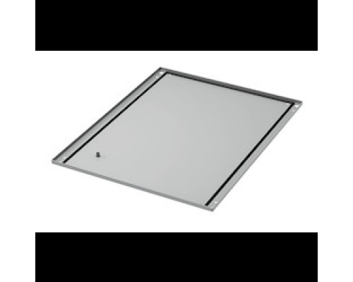 HOFFMAN ENCLOSURES INC  P2B066   ProLine G2 Solid Base 0mm, fits 600x600mm, Lt Gray, Steel