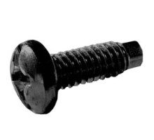 CHATSWORTH PRODUCTS CPI  40605-006  Combination Pan Head, Pilot Point Mounting Screws; Black; Size: 12-24; Quantity per Package: 1000