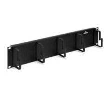 LEVITON  49253-2CM   Cable Manager, Horizontal, Flat, 5-Ring, Rack Mount, 2RU, 19