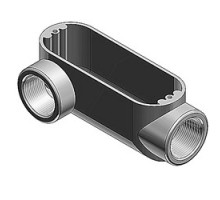 THOMAS & BETTS  ALR-9   Threaded Die Cast Aluminum Conduit Body with Right Side Opening, 3-1/2 inch, For Use with Rigid/IMC Conduit.